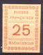 Madagascar 1891 Y.T.11 (*)/MNG VF/F - Ongebruikt