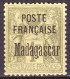 Madagascar 1895 Y.T.21 */MH VF/F - Nuevos