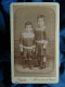 Photo Cdv Laporte, Mourmelon Le Grand - 2 Petits Garçons François-Xavier Et Paul Lacombe De La Tour Ca 1890-95  L679 - Old (before 1900)