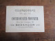 1883 CALENDRIER CHROMO COUVOISIER MONNIER BESANCON - Other & Unclassified