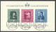 Liechtenstein, 1949, Paintings, Da Vinci, Raffael, Art, Vaduz Philatelic Exhibition, FD Cancelled, LH, Michel Block 5 - Blokken