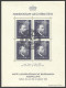 Liechtenstein, 1938, Rheinberger, Composer, Organ, Music, Stamp Exhibition, FD Cancelled, Full Gum, Michel Block 3 - Blocks & Sheetlets & Panes