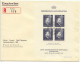 Liechtenstein, 1938, Rheinberger, Composer, Organ, Music, Stamp Exhibition, FD Used On Cover, Michel Block 3 - Brieven En Documenten