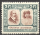 Liechtenstein, 1930, King Franz, Queen Elsa, Royal Couple, 2 Fr, MNH, Michel 107A - Unused Stamps