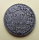 - SUISSE - 2 Francs - 1886 - Argent - - 2 Franken