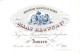 DE 1870 - Carte Porcelaine De Maas Brown & Co., Negt En Manufactures Anglaises & Ecossaises, Anvers Imp Gysleynck - Other & Unclassified
