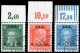 Deutsches Reich, 1927, 407 P OR -408 P OR-409 W OR, Gestempelt - Sonstige & Ohne Zuordnung