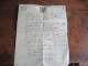 REVOLUTION 12 NIVOISE AN 8 RENNES FACTURE MANUSCRITE TIMBRE FISCAL - ... - 1799