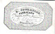 DE 1866 - Carte Porcelaine De G. Sturbelle, Fabricant Orfevre, Joaillier, Bijoutier, Bruxelles Imp Gerard - Other & Unclassified