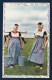 Zeeland. Walcheren. Jeunes Paysannes En Costumes Traditionnels Avec Leurs Vaches. 1950 - Andere & Zonder Classificatie