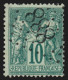 N°76, Sage 10c Vert, Type II, Oblitéré Losange GC 888 LA CHAPELLE-LA-REINE - 1876-1898 Sage (Type II)