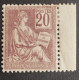 FRANCE TIMBRE TYPE MOUCHON N 113 NEUF* BORD DE FEUILLE #278 - Nuevos