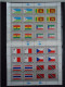 Delcampe - Nations Unies 1980/89 - Drapeaux Des états Membres - Série Complète De 40 Feuilles MNH/NSG - Collections (en Albums)