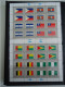 Delcampe - Nations Unies 1980/89 - Drapeaux Des états Membres - Série Complète De 40 Feuilles MNH/NSG - Collections (en Albums)