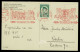 Ref 1644 - 1935 Prague Praha Postcard - Super Special Machine Postmark Czechoslovakia - Storia Postale