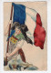 1432 - ILLUSTRATEUR - P L ? - Alsacienne Patriote Portant Le Drapeau Français *peinte à La Main ?* - Patriotiques