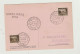 CARTOLINA POSTALE ROSA CAMPO R. MARINA ROMA DEL 1939 WW2 - Poststempel