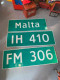 American Road Signs / Panneaux De Signalisation Américains - Number Plates