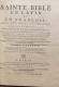 COLLECTIF  - SAINTE BIBLE EN LATIN ET EN FRANCOIS - TOME DIXIEME - CONTENANT JEREM - 1701-1800