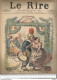 B1 // Old Newspaper // LE RIRE JOURNAL 1896 Couverture Thème POMPIER Casque Feu BSPP Publicités GIRAFE Elephant - Autres & Non Classés