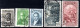 2954. GREECE.1930 INDEPENDENCE(HEROES) HIGH VALUES 10 DR-50 DR.HELLAS 504-508. - Gebraucht