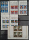 LIECHTENSTEIN    Petite Collection De Timbres Neufs En Blocs De 4 Entre Les Années 1968 Et 1987 - Collections