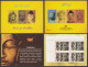 Inde India 2012 Mint Stamp Booklet Faces Of Buddha, Buddhism, Sculpture, Religion, Buddhist - Other & Unclassified