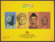 Inde India 2012 Mint Stamp Booklet Faces Of Buddha, Buddhism, Sculpture, Religion, Buddhist - Other & Unclassified