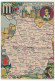 CPSM - ILLE ET VILAINE  - Carte Du Département D'Ille Et Vilaine - Blondel La Rougery édit. - 1945 - Otros & Sin Clasificación