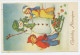 Em. Kind 1957 - Nieuwjaarsstempel S Gravenhage - Unclassified