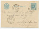 Briefkaart Den Haag - Belgie 1879 - Grensstempel - Storia Postale