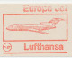 Meter Cut Germany 1966 Airline - Lufthansa - Europa Jet - Avions