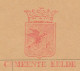 Meter Cover Netherlands 1968 Bird - Raven - Municipal Coat Of Arms Eelde - Other & Unclassified