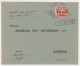 Spoorweg Poststuk Delft - Rotterdam 1942 - Unclassified