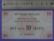 NEUF Bon Pour 10 Francs Service Des Prisonniers De Guerre Valable Dans Les Dépôts De L'Axe Guerre 39-45 WWII RARE - Notgeld