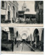 TUNISIE LOT 2 CPA * TUNIS  Rue Sidi Ben Ziad ( Animée Bazar Mosquée ) & Le Souk Des Etoffes * Editeur LL - Tunesien