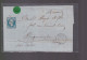 Un  Timbre     Napoléon III   N° 14  20 C Bleu   Sur Lettre  1861  Roquecourbe  Près De Castre - 1853-1860 Napoleon III