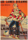 CPM-Affiche Publicité Les LAINES BISANES, Lyon-Mégève*Affiche De JO ROUX * Edit Clouet - Ref 10384 - Reclame