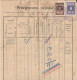 CROATIA  --  NDH  - NEZAVISNA DRZAVA HRVATSKA  -   SAMOBOR  -   TAX STAMP, BILJEG  -  PROCJENBENA SVJEDOCBA - Documents Historiques