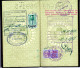 Hungary / Ungarn 1937  History Travel Document, Europe, 3 Revenue Stamps. +1932,3 2 Italy Visit Documents - Historische Documenten