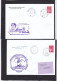 LOT  DE 4 ENVELOPPES ILLUSTREES BATIMENT  HYDROGRAPHIQUE BEAUTEMPS-BEAUPRE - Barcos