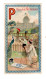 Chromo Chocolat Suchard, S 114, Alphabet, Lettre P, Dos Rare, Appareil De Photo, Pierrot, Paon - Suchard