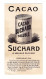 Chromo Chocolat Suchard, S 114, Alphabet, Lettre P, Dos Rare, Appareil De Photo, Pierrot, Paon - Suchard