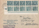 All. Besetzung Zehnfach Ortsrief Mif Minr.5x 923,5x 949 UER Fischach 23.6.48 - Storia Postale