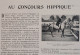 1899 AU CONCOURS HIPPIQUE DE PARIS - COMTE DE BÉTHUNE SULLY - VICOMTE LOUIS D'AVRINCOURT - LA VIE AU GRAND AIR - Zeitschriften - Vor 1900