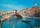 Navigation Sailing Vessels & Boats Themed Postcard Venice Rialto Bridge - Velieri