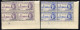 BRITISH EMPIRE, 1946 PEACE ISSUE, 5 DIFFERENT PLATE BLOCK SETS, MLH - Somaliland (Protectoraat ...-1959)