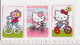 Lot De 3 Stickers Panini Hello Kitty 47-42-49 Humour Vélo Bicyclette Tricycle IM 169/6 - Edición Italiana