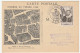 Carte Journée Du Timbre 1946, Paris, Plan - Covers & Documents