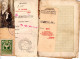 Poland / Polska 1920,24  History Travel Document, Ceskoslovensko, 2 Revenue Stamps. Bad  Condition - Historische Documenten